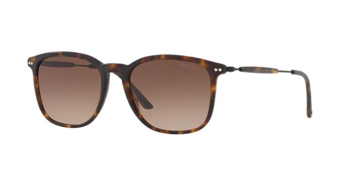 Giorgio Armani 54 Tortoise Matte Square Sunglasses - Ar8098