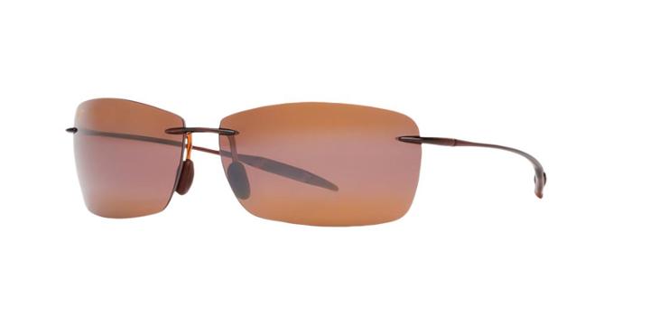 Maui Jim Lighthouse Brown Rectangle Sunglasses, Polarized