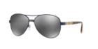 Burberry 59 Blue Aviator Sunglasses - Be3080
