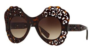 Dolce & Gabbana Tortoise Round Sunglasses - Dg4256
