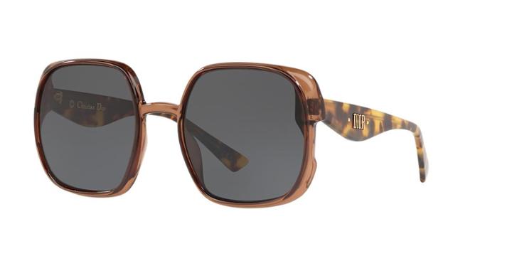 Dior Diornuance 56 Brown Square Sunglasses