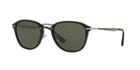 Persol 52 Black Square Sunglasses - Po3165s