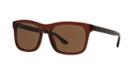 Giorgio Armani 56 Brown Square Sunglasses - Ar8066