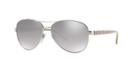 Burberry Silver Aviator Sunglasses - Be3080