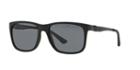 Polo Ralph Lauren Black Matte Rectangle Sunglasses - Ph4088