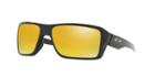 Oakley 66 Double Edge Black Rectangle Sunglasses - Oo9380