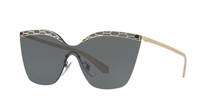 Bvlgari 37 Gold Shield Sunglasses - Bv6093