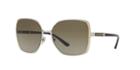 Tory Burch 57 Silver Square Sunglasses - Ty6055