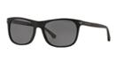 Emporio Armani Black Matte Rectangle Sunglasses - Ea4056