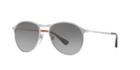 Persol 56 Silver Aviator Sunglasses - Po7649s