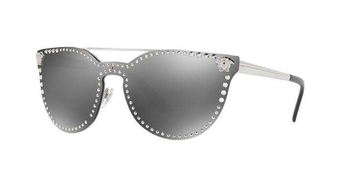 Versace Ve217 Silver Cat-eye Sunglasses