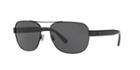 Polo Ralph Lauren Black Matte Square Sunglasses - Ph3101