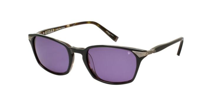 John Varvatos Jv782 Black Square Sunglasses