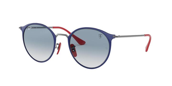 Ray-ban Rb3602m 51 Gunmetal Wrap Sunglasses