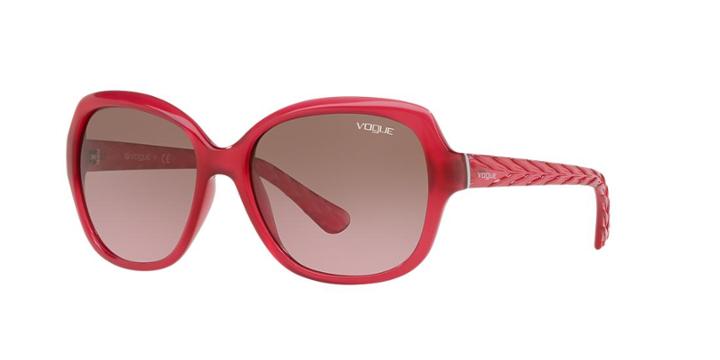 Vogue Vo2871s 56 Pink Square Sunglasses