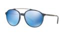 Armani Exchange Ax4069sf 57 Blue Round Sunglasses