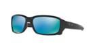 Oakley 58 Straightlink Prizm Deep Water Black Matte Rectangle Sunglasses - Oo9331