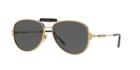 Versace Gold Aviator Sunglasses - Ve2167q