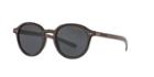 Giorgio Armani Black Matte Round Sunglasses - Ar8081