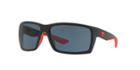 Costa Reefton 64 Black Rectangle Sunglasses