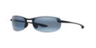 Maui Jim Makaha Black Rectangle Sunglasses