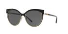 Burberry 55 Black Cat-eye Sunglasses - Be3096
