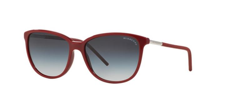 Burberry Be4180 57 Red Cat Sunglasses