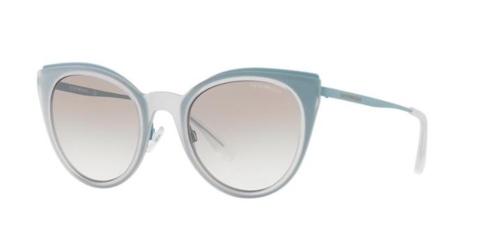 Emporio Armani 52 Blue Cat-eye Sunglasses - Ea2063