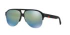 Gucci Gg0170s 59 Black Matte Aviator Sunglasses