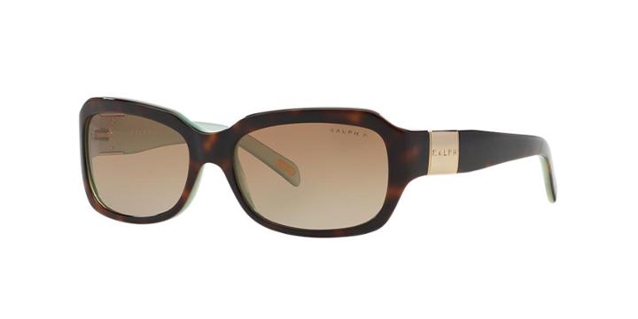 Ralph Tortoise Rectangle Sunglasses, Polarized - Ra5049