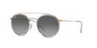 Ray-ban 51 Blue Round Sunglasses - Rb3647n