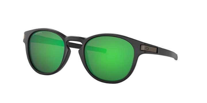 Oakley 53 Latch Black Matte Oval Sunglasses - Oo9265
