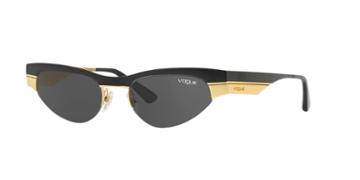 Vogue Vo4105s 51 Black Matte Wrap Sunglasses