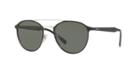 Prada Pr 62ts 54 Black Matte Round Sunglasses