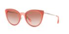 Emporio Armani 52 Silver Cat-eye Sunglasses - Ea2063