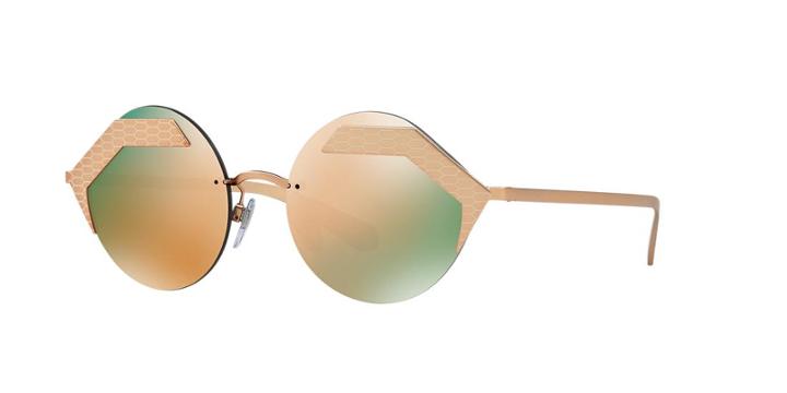 Bvlgari Serpenteyes Pink Rimless Sunglasses - Bv6089