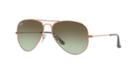 Ray-ban 55 Original Avi Bronze Wrap Sunglasses - Rb3025