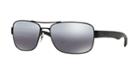 Ray-ban Black Matte Square Sunglasses - Rb3522