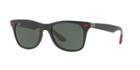 Ray-ban Rb4195m Wayfarer Lite Force Scuderia Ferrari Black Matte Square Sunglasses
