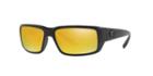 Costa Del Mar Fantail Polarized 59 Black Wrap Sunglasses