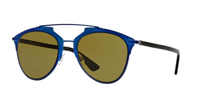 Dior Blue Aviator Sunglasses - Reflected