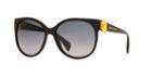 Alexander Mcqueen Amq4247/s Black Cat Sunglasses