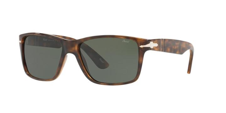 Persol 58 Tortoise Rectangle Sunglasses - Po3195s