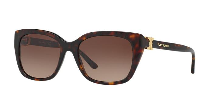 Tory Burch 56 Tortoise Cat-eye Sunglasses - Ty7099