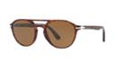 Persol 55 Tortoise Round Sunglasses - Po3170s