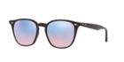 Ray-ban Rb4258f 52 Asian Fitting Brown Square Sunglasses