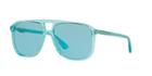 Gucci Gg0262s 58 Blue Square Sunglasses