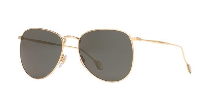 Gucci Gg 2256/s 55 Gold Rectangle Sunglasses