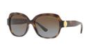Michael Kors 56 Suz Tortoise Square Sunglasses - Mk2055