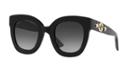 Gucci Gg0208s 49 Black Oval Sunglasses